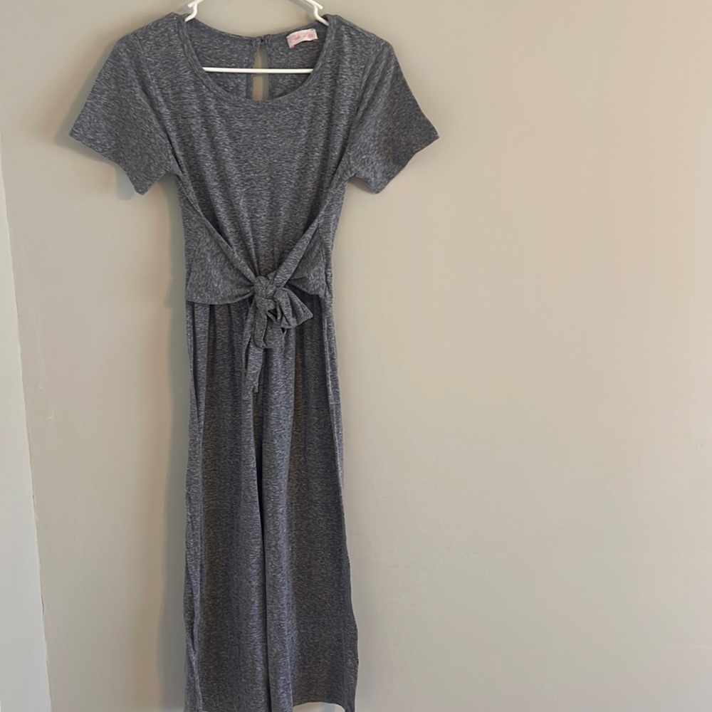 Pink Lily blue jumpsuit